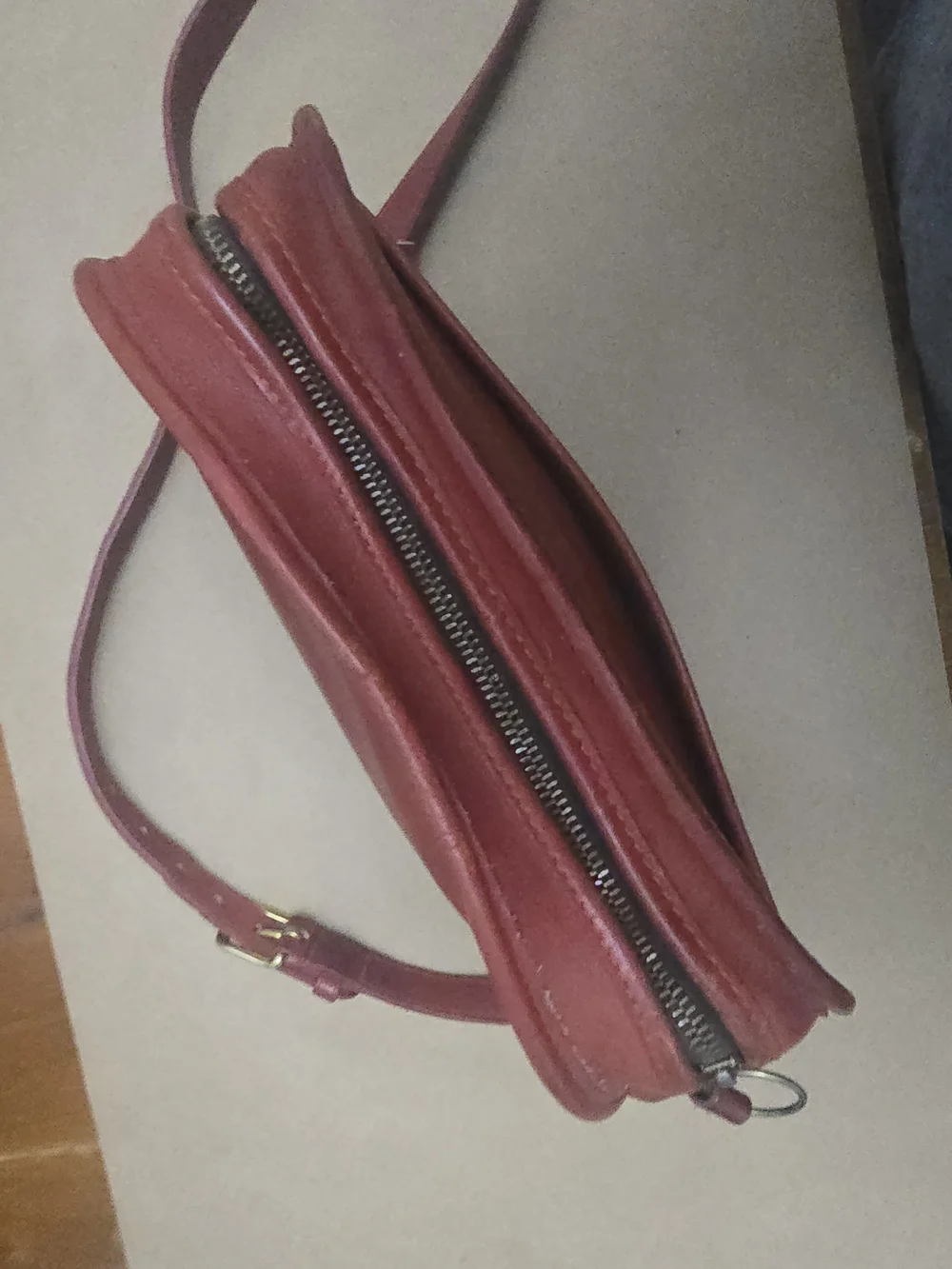 Vintage Coach Camera Bag Red NYC
